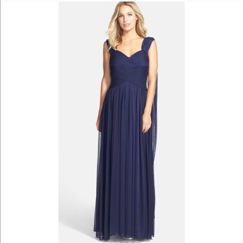 Navy Convertible Evening Gown